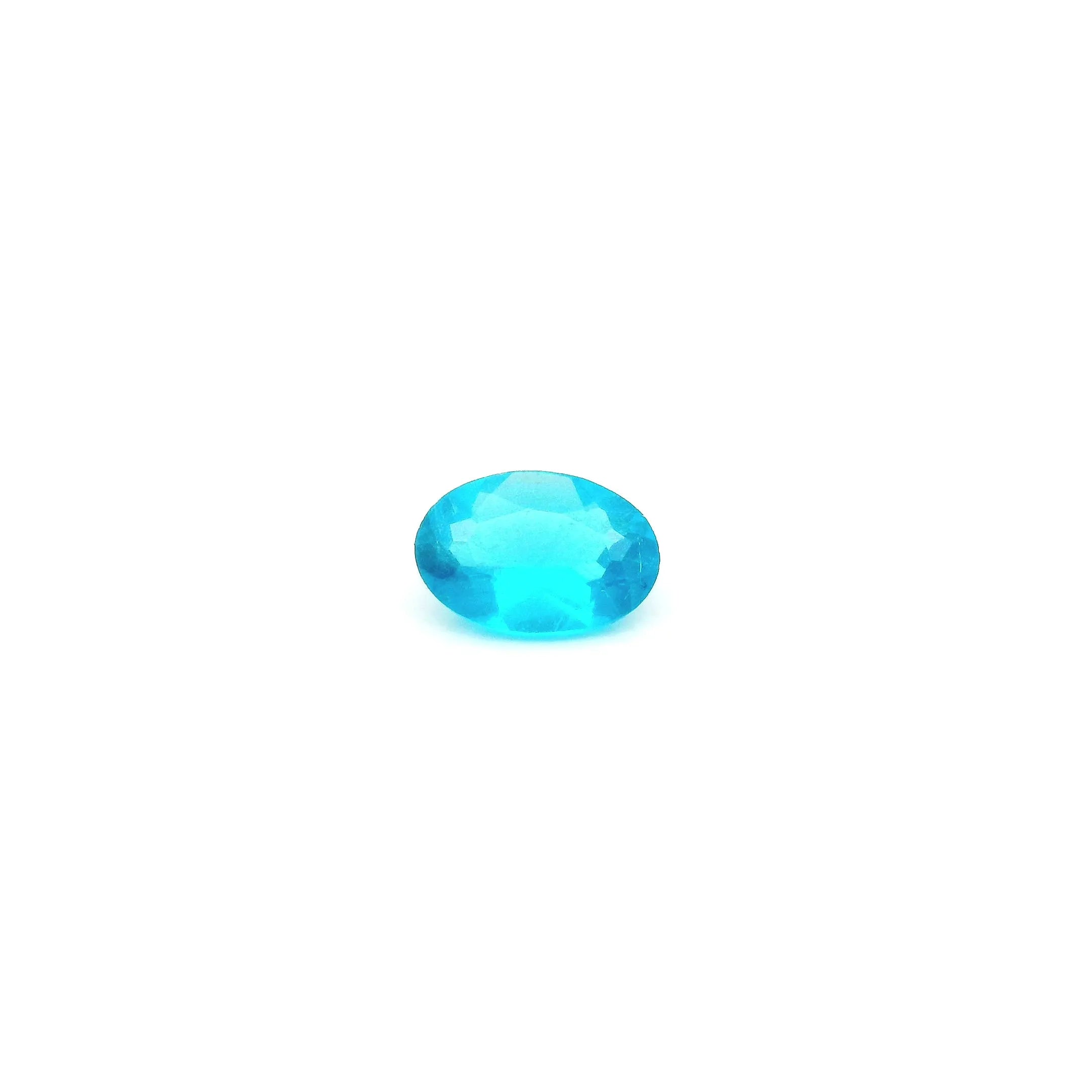0.41ct Oval Natural Apatite (Colour Blue, Clarity Slightly Included, Cut Faceted)