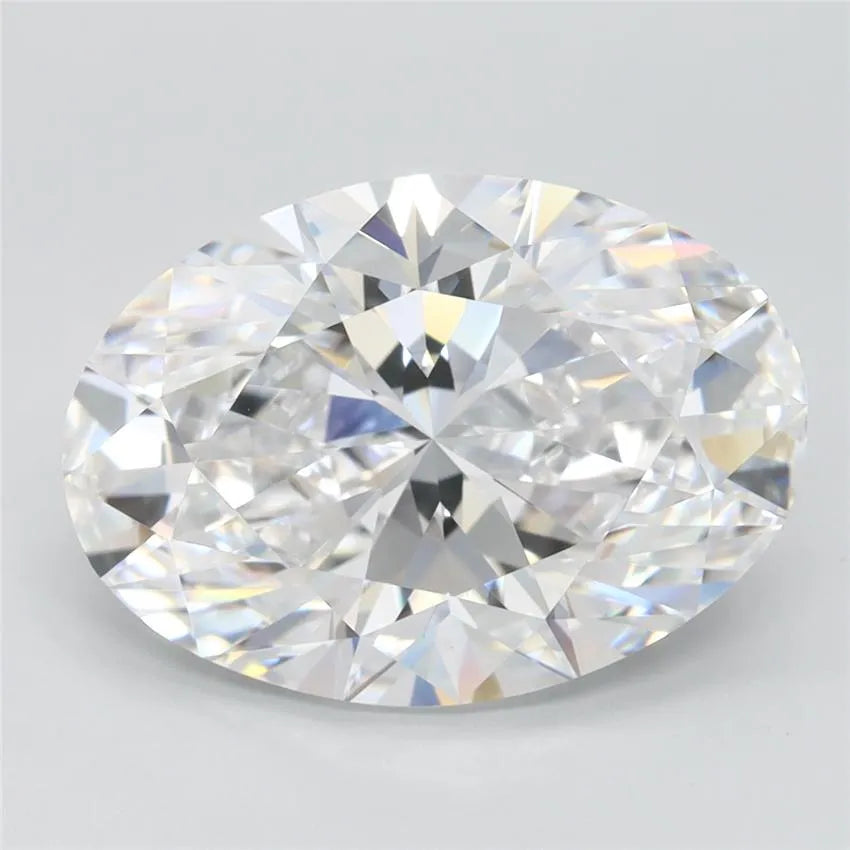 4.21ct Oval Lab Grown Diamond (Colour D, Clarity FL, IGI Certified)