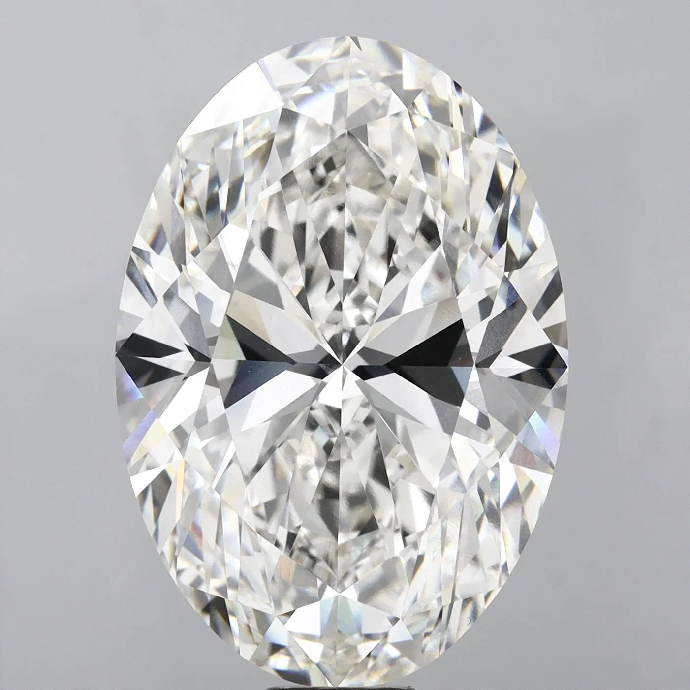 40.17ct Oval Lab Grown Diamond (Colour G, Clarity VVS2, IGI Certified)